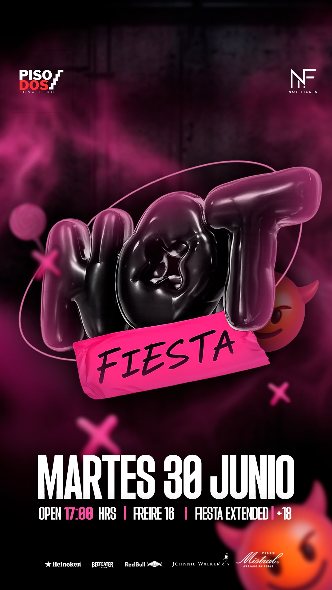Flyer NOT FIESTA🍭